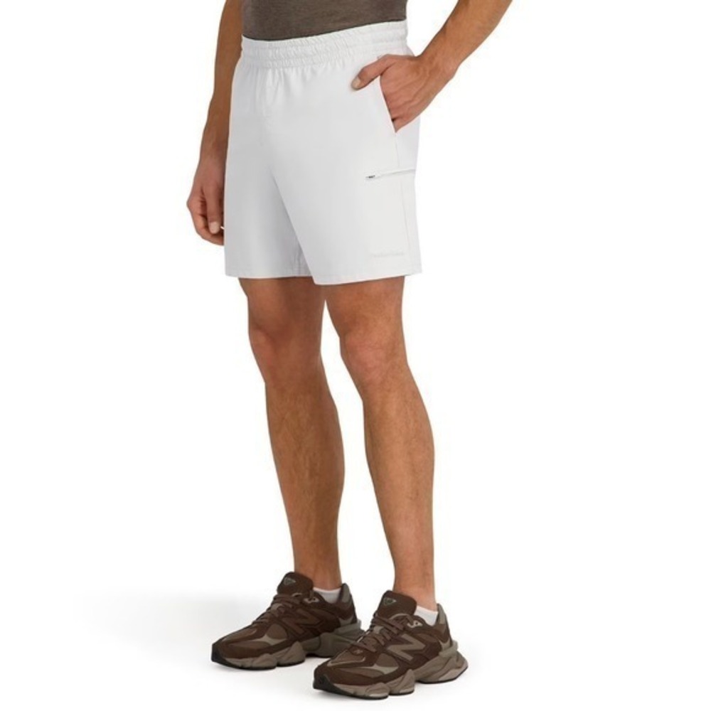Outdoor Voices Gray HiFlex Men Athletic Moisture Wicking Zip Pockets Shorts XXL